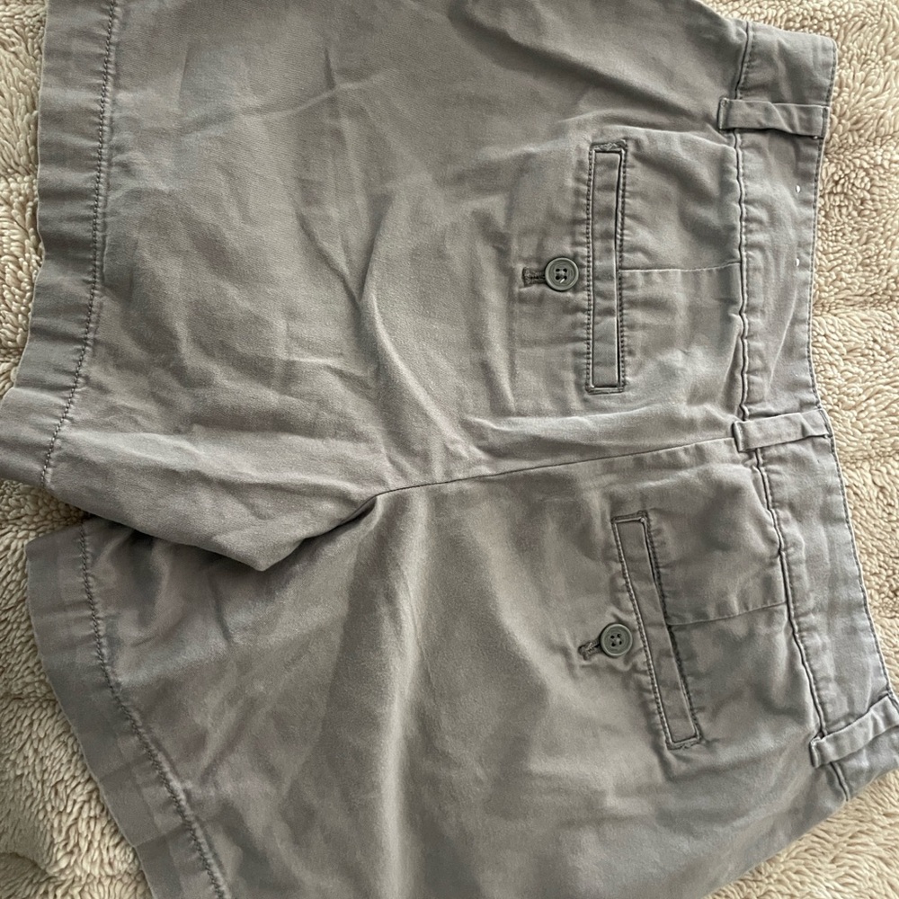 LOFT Women's Gray Flat Front Shorts